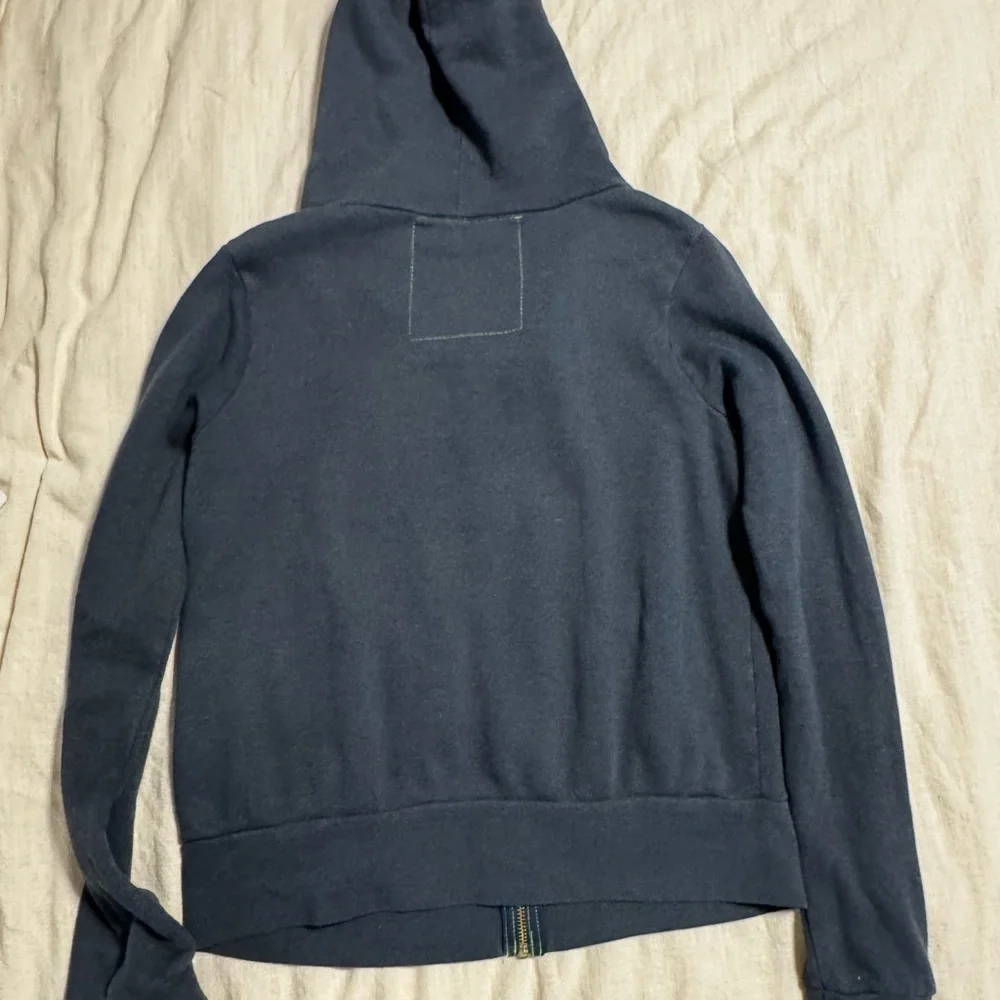 Aviator Nation Navy Hoodie with Multicolor Stripes - Picture 3 of 7